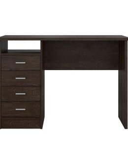 INOSIGN Schreibtisch Funktion Plus, Arbeitstisch, Bürotisch, Computertisch mit 4 Schubladen und 1 offenen Fach, Breite 110 cm