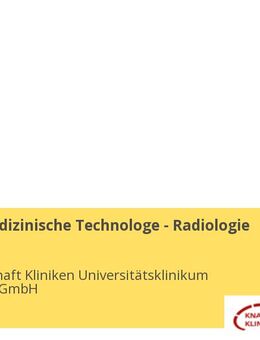 Leitung Medizinische Technologe - Radiologie (m/w/d) - Bochum