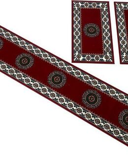 my home Bettumrandung Shari, Made in Belgium, Höhe 7 mm, Orient-Optik, Bettvorleger, Läufer-Set für das Schlafzimmer