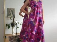 Vintage Hawaii Babydoll Maxi Kleid retro pink abstrakt Kunst Designer xs - Berlin
