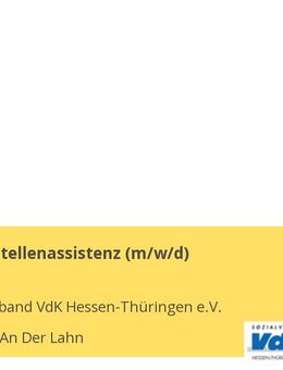 Beratungsstellenassistenz (m/w/d) - Limburg (Lahn)
