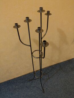 Kerzenständer * Leuchter * Kandelaber * altsilber / grau * wohnen * Kerze * Geschenk - Berlin