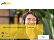 Teamassistenz / Sekretariat (m/w/d) - Krefeld