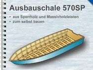 Bootsbauplan für eine Holz Motorboot Ausbauschale zum Selbstbau, Länge 570 cm, Anglerboot, Ruderboot - Berlin