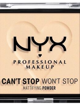 NYX Puder Professional Makeup CSWS Mattifying Powder, Verschmiert nicht, deckt zuverlässig, setzt sich nicht ab, mattierend.