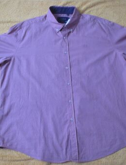 NEU mit Etikett * Edel * Business * Freizeit * Blumen * Blüten * Print * Langarm * Hemd "CAMP DAVID" Gr. 46- 47 * 58- 60, 62/ XXL * rosenholz * dunkel- blau * - Riedlingen