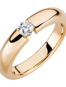 Orolino Fingerring Gold 750 mit natürlichem Brillant 0,25ct.