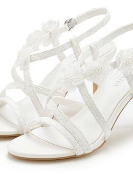 LASCANA Sommerschuh High-Heel-Sandalette, Romantische Sandalette