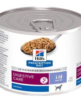24 + 12 gratis! 36 Dosen Hill's Prescription Diet - i/d Low Fat Digestive Care (36 x 200 g)