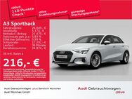 Audi A3, Sportback 40 TFSI e advanced, Jahr 2022 - Eching (Regierungsbezirk Oberbayern)