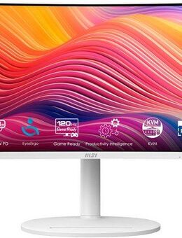 MSI Modern MD342CQPW Curved-LED-Monitor (86 cm/34 ", 3440 x 1440 px, UWQHD, 4 ms Reaktionszeit, 120 Hz, VA LCD)