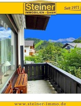 2-Zimmer-Balkon-Wohnung ca. 38 m², Süd-West-Lage, EBK, Keller, Stellplatz am Hof - Garmisch-Partenkirchen