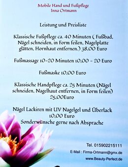 Mobile Hand und Fußpflege - Frankfurt (Oder)