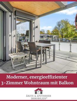 Moderner, energieeffizienter 3 Zimmer Wohntraum mit Balkon - Werne