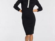 Bruno Banani Strickkleid kurzes Kleid, figurbetont, aus Viskosemischung, langärmlig