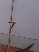 Holz Sense Sensenblatt 72 cm Sensenbaum 147 cm in 86565