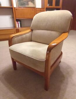 2 Vintage Sessel aus Massivholz – Mid-Century Modern Stil - Hofheim (Taunus)