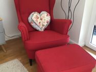 Gemütlicher Sessel mit Hocker zu verkaufen - Wedel