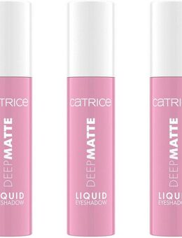Catrice Lidschatten Deep Matte Liquid Eyeshadow, 3-tlg., mit mattem Farbeffekt