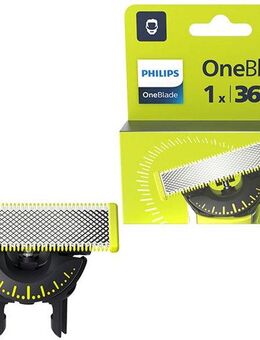 Philips Ersatzscherteil OneBlade 360, 1 St., 360-Grad-Klinge, nass und trocken einsetzbar, hält bis zu 4 Monate