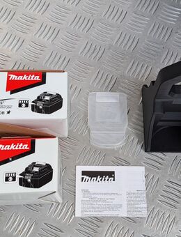 Makita Original Akkus 4 Stück LXT 1850B in 5Ah + Akku-Träger inkl. Halterung für Wandbefestigung 4 Fach - Erfurt