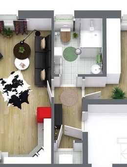 Ruhig und lichtdurchflutet! 2-Zimmerwohnung am sonnigen Ortsrand - Raubling