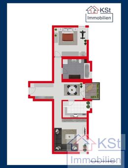 Sofort bezugsfrei! Interessante Dachgeschosswohnung mit Weitblick - hell, modern & zentral! - Markkleeberg