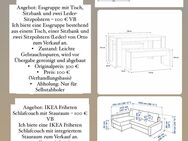 Schlafcouch, Waschmaschine und Tisch mit Bank zu verkaufen - München