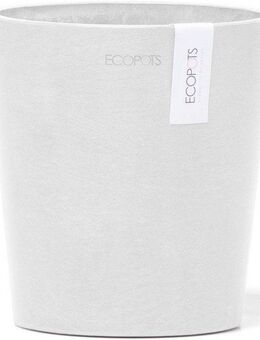 ECOPOTS Blumentopf Morinda Orchidee 14 Weiß, für den Innenbereich