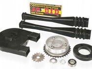 Simson Zahnrad hinten & vorne XXXL Set mit Abdeckung Simson S51​ Set2532 - Wuppertal