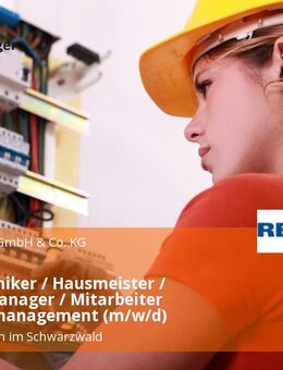 Haustechniker / Hausmeister / Facility-Manager / Mitarbeiter Gebäudemanagement (m/w/d) - Furtwangen (Schwarzwald)