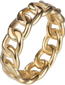Firetti Fingerring Schmuck Geschenk Edelstahl Ring Damenring Herrenring Panzerkette Color