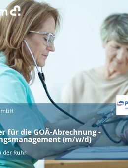 Mitarbeiter für die GOÄ-Abrechnung - Abrechnungsmanagement (m/w/d) - Düsseldorf