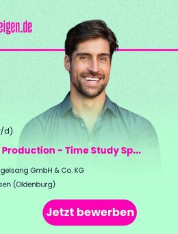 SCM Production - Time Study Specialist (REFA) (m/w/d) - Essen (Oldenburg)