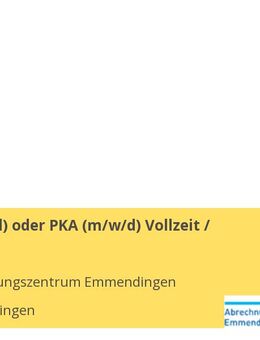 PTA (m/w/d) oder PKA (m/w/d) Vollzeit / Teilzeit - Emmendingen