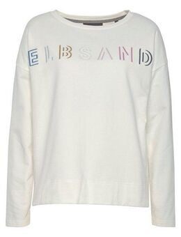 Elbsand Sweatshirt mit Logostickerei vorne, lässige Passform, sportlich-casual