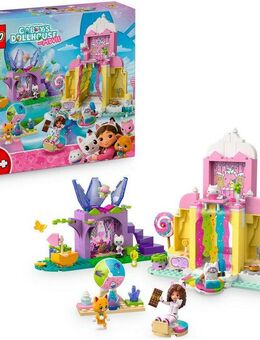 LEGO® Zuckerguss-Gebirge und Kätzchen-Garten (11205), LEGO Gabby's Dollhouse Konstruktionsspielsteine, (263 St), Made in Europe