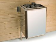 weka Sauna Element-Ecksauna VARBERG 1, BxTxH: 194 x 144 x 199 cm, 68 mm, vorgefertigte Elemente, Fensterelement, moderne Ganzglastür