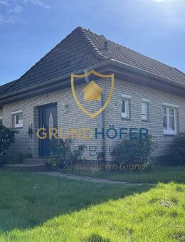 Idyllischer möblierter Bungalow nahe der Nordsee mit 5 Zimmern, Doppelgarage & großem Grundstück - Sande