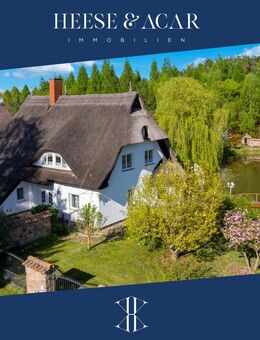 Traumhaftes Domizil am Müritzer Nationalpark mit privatem Naturteich, Nebengelass und Doppelgarage - Carpin