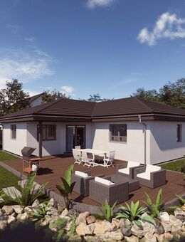 Premium Bungalow in massiver Fertigbauweise bezugsfertig mit Bodenplatte - Stadtlauringen