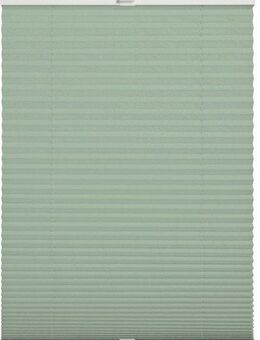 SCHÖNER WOHNEN-Kollektion Plissee Milla, blickdicht, mit Bohren, verspannt, verschraubt, verschraubt, silberne oder weiße Rollo-Technik