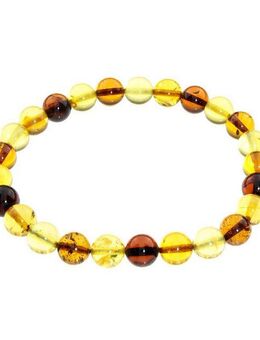 OSTSEE-SCHMUCK Armband Ostsee-Schmuck Armband Kugel 8 mm Armband Kugel 8 mm