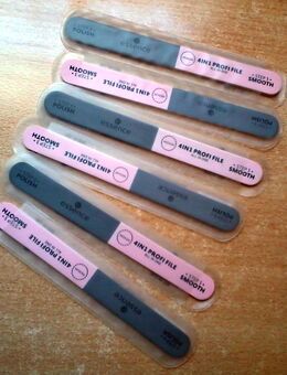 6x essence polish 4in1 Profi File Nagelfeile Nagel Feile Step 3 Smooth - Wolfsburg