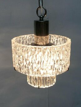 Mid Century Glass Pendant zu Kalmar Franken 60er 70er 50er Teak - Hamburg Hamburg-Nord