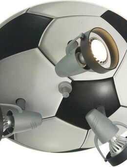 niermann Deckenleuchte Fußball, ohne Leuchtmittel, Fußball-Strahler