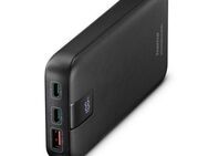 Hama Power Pack 10000 mAh (Schnellladen, 2x USB-C 1x USB-A, mit Ladekabel) Powerbank 10000 mAh, Schnellladefunktion mit Power Delivery, Qualcomm® Quick Carge™ 3.0