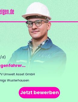 Anlagenfahrer (m/w/d) - Königs Wusterhausen