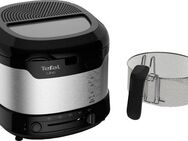 Tefal Fritteuse UNO M Edelstahl FF215, 1600 W, Kapazität 1kg, Einstellbares Thermostat, Sichtfenster, Abtropfposition