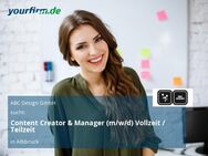 Content Creator & Manager (m/w/d) Vollzeit / Teilzeit - Albbruck